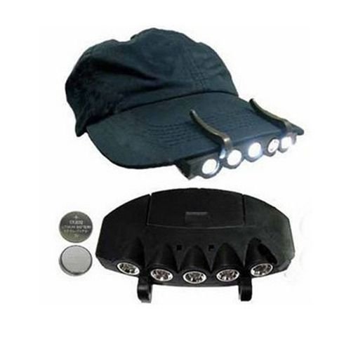 5 LED Cap headlight Hat Headlamp Camping Hiking traveling