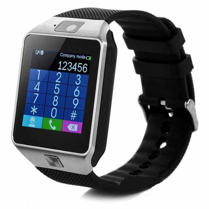 Smart mobile watch dz09 gsm sim card with camera and memory card slot
