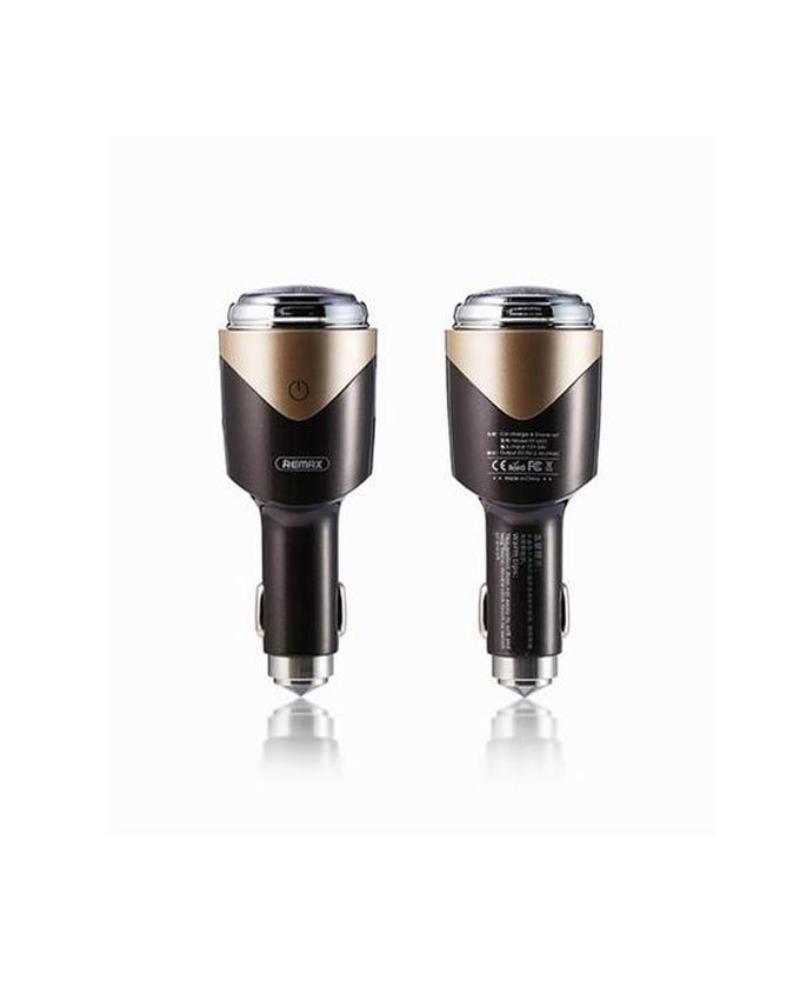 Remax 3 in 1 smart car charger & safety hammer & shaver rt - sp01