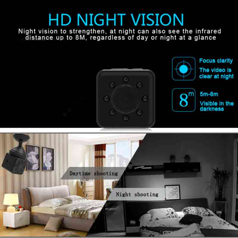 SQ13 Mini Wifi Camera 1080p HD