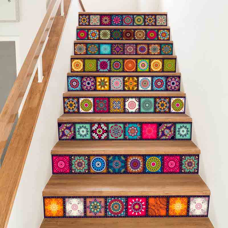 Tile Stickes for Bathroom, Bedroom, Kitchen Waterproof 12 Pcs