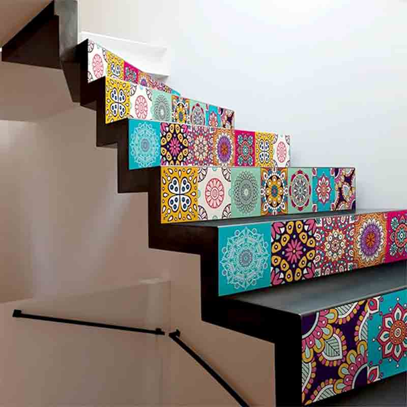 Tile Stickes for Bathroom, Bedroom, Kitchen Waterproof 12 Pcs