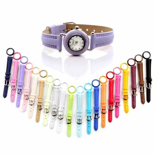 Interchangeable Ladies Watch Set Bands With 2 Watches and 21 Straps