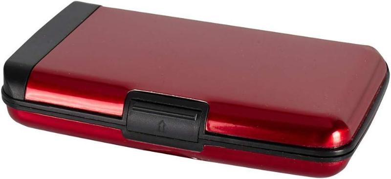 Credit Card Holder with Mini Power Bank Micro USB Charging Cable Included - External Mobile Phone Batteries Money Clip - Card Holder Wallet - Portable
