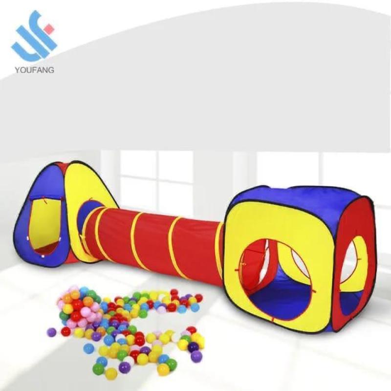 Kids turnel tent house in 3 pieces