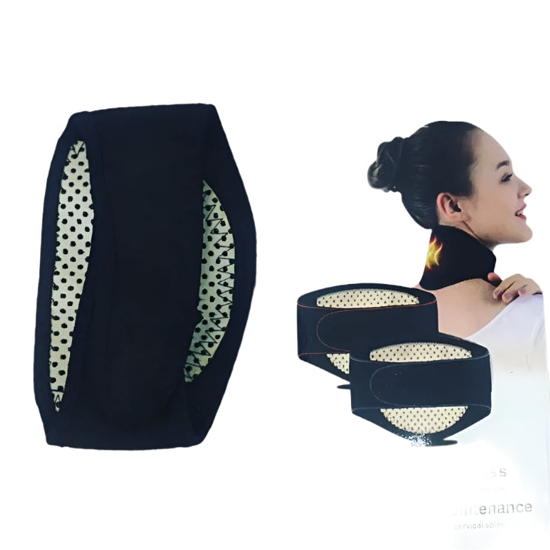 Self-Heating Magnetic Therapy Neck Brace β Pain Relief & Support Belt Pad | Neck Massager for Stiffness & Tension
