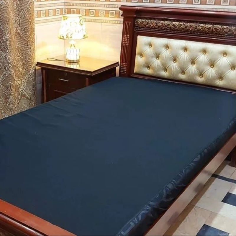 Waterproof Mattress Cover for Single Bed | Cotton Terry with Leather Lamination | Heavy-Quality, 42x78x12 inches"