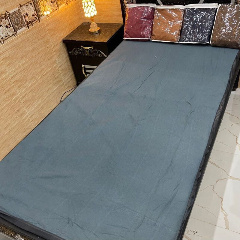 Waterproof Mattress Cover for Single Bed | Cotton Terry with Leather Lamination | Heavy-Quality, 42x78x12 inches"