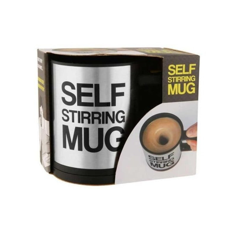 Self stirring mug