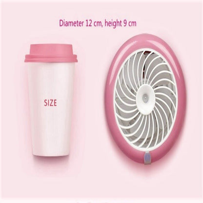 Small air conditioner humidifier mist fan portable humidification cooling fan