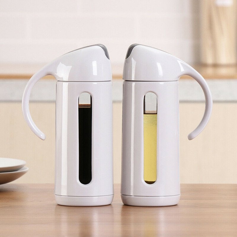 320ml Kitchen Oil Pot Baking Oil Pouring Bottle Leakproof Sauce, Vinegar Bottle Oiler Seasoning Dispenser