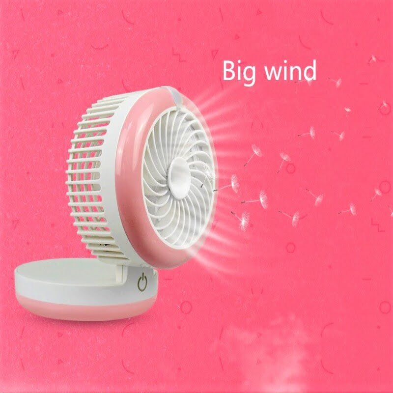 Small air conditioner humidifier mist fan portable humidification cooling fan