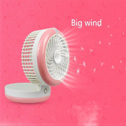 Small air conditioner humidifier mist fan portable humidification cooling fan