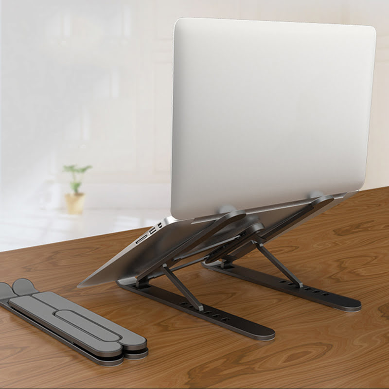 Aluminum Portable Flexible Ultra Slim Folding Height Anti-Slip Universal Laptop Holder