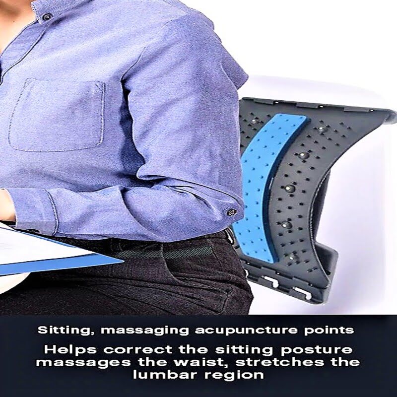 Waist Relax Mate Back Massager Stretcher Spine Pain Relief