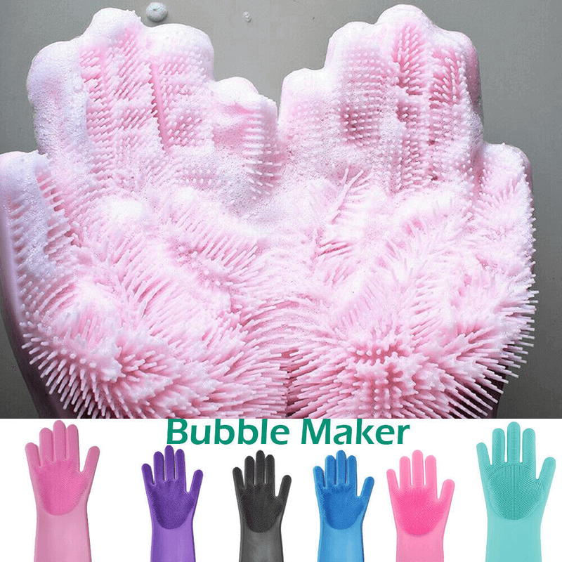 Silicone Washing Kitchen Gloves