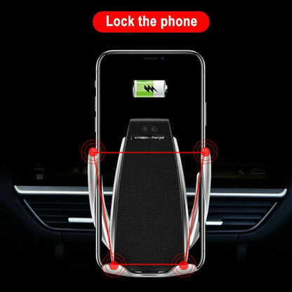 S6 smart sensor car wireless charger with mobile holder