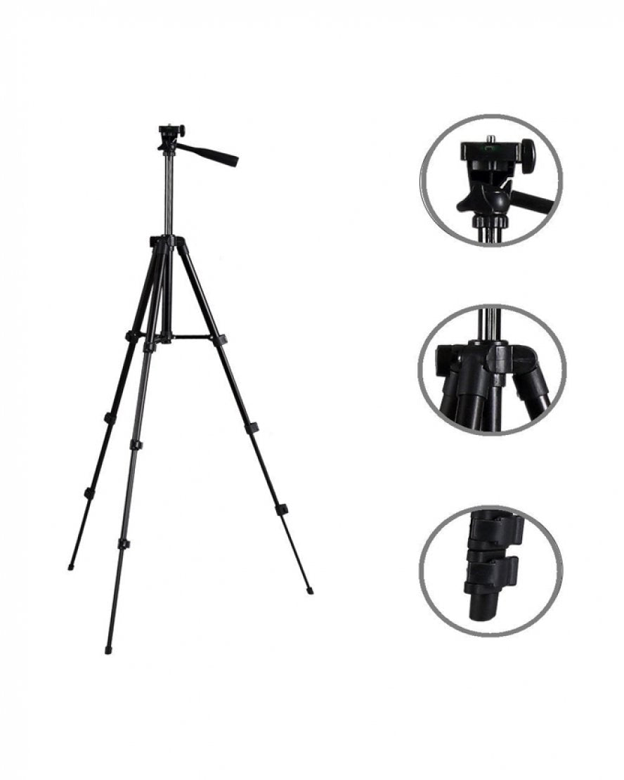 3120 Built In Level 3-Way Head & Aluminum Legs Tripod Stand