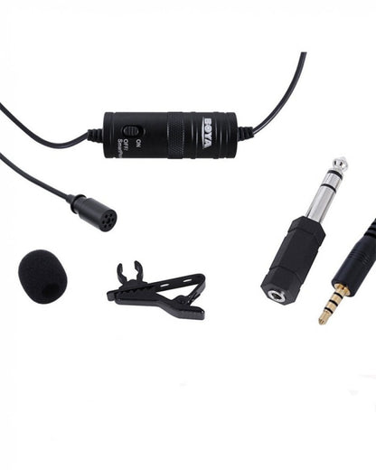 Boya By-M1 Omnidirectional Lavalier Microphone for Camera & Mobile Phone