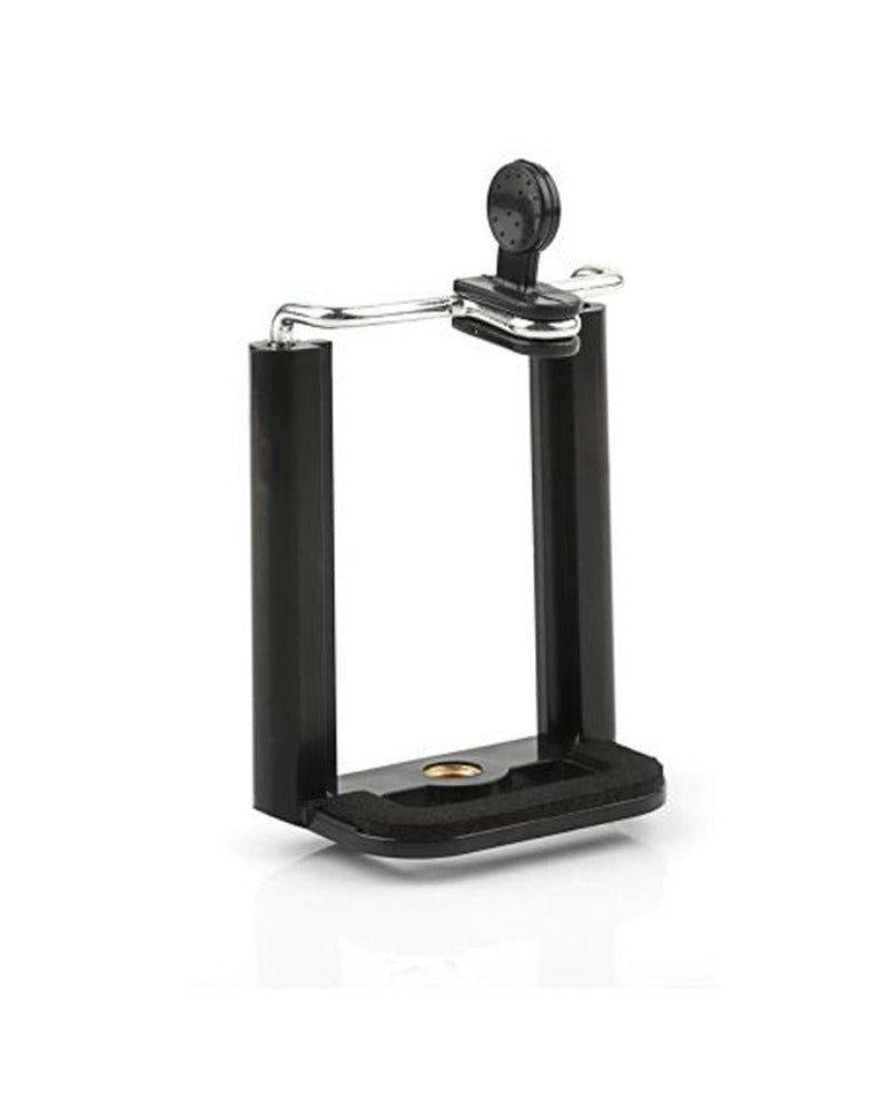 Universal Tripod Clip Mount Adabter For Mobile - Black