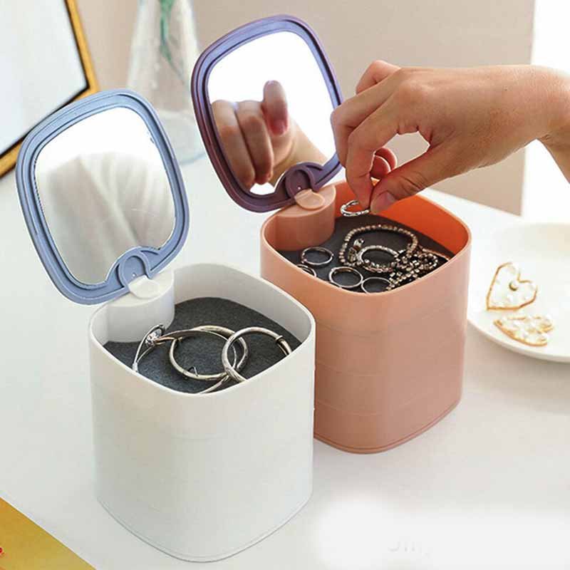 4 Layer Cosmetic Rotating Jewelry Storage