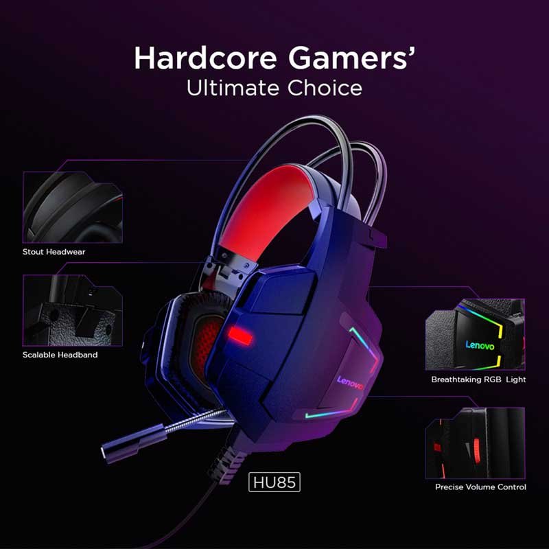 Lenovo hu85 gaming headphone