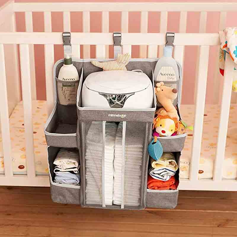 Baby nursery organizer diaper caddy