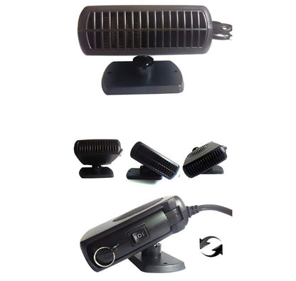 Portable car heating defroster fan