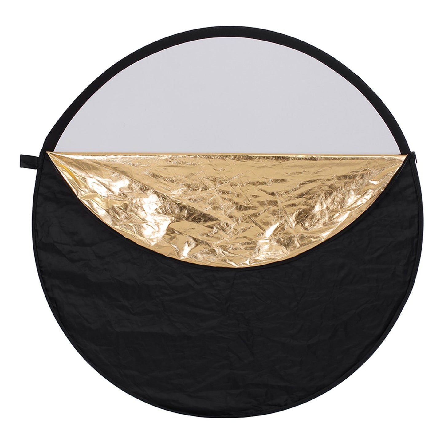 110cm 5-in-1 collapsible multi-disc light reflector with bag - translucent, silver, gold and white