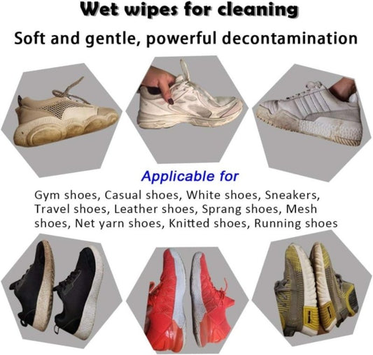 Shoe Cleaning Wipe 80 Pieces