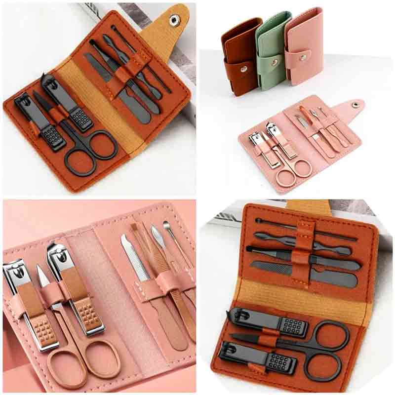 7 In 1 Nail Cutter Set, Stainless Steel Manicure Set, Self Grooming Kit