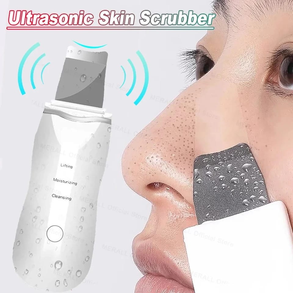 Ultrasonic Skin Scrubber Peeling Blackhead Remover