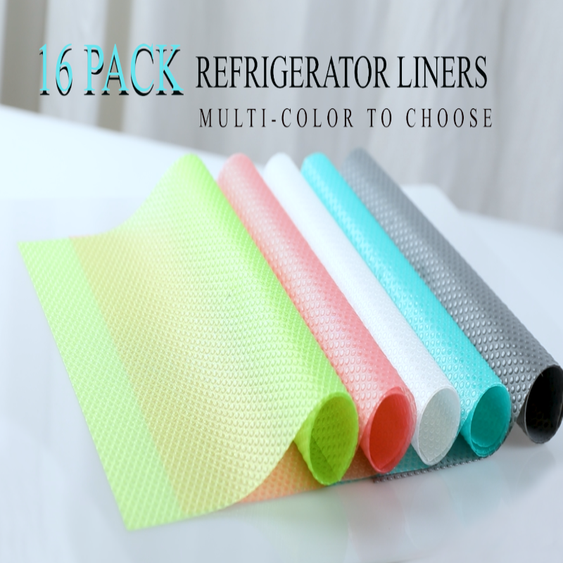 Refrigerator Pad Waterproof Anti-fouling Moisture Absorption Anti-Slip Mat Adjustable Pad Refrigerator Mat Waterproof