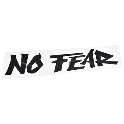 Cool slogan no fear car sticker