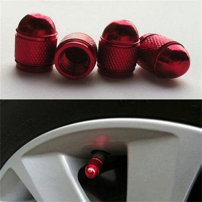 Car Styling Aluminum Tire Rim Valve Wheel Stem Caps