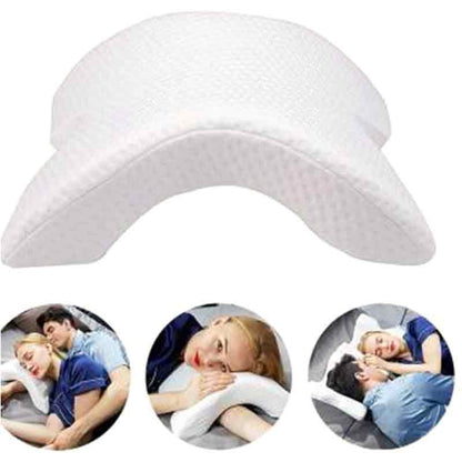 Multifunctional memory anti-pressure health care neck pillow