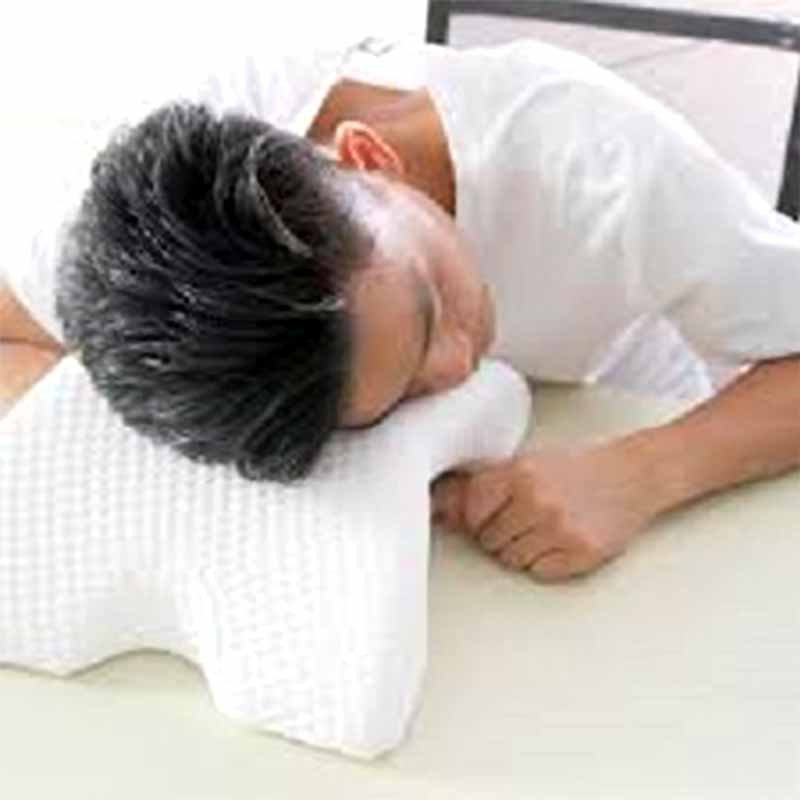 Multifunctional memory anti-pressure health care neck pillow