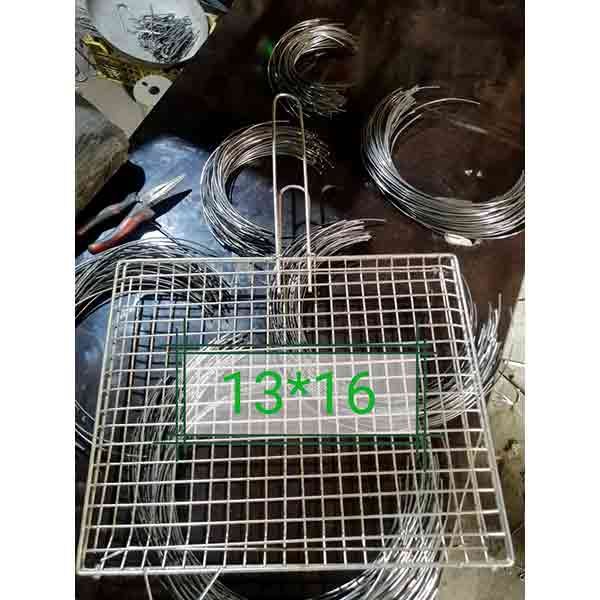 Bbq grill wire mesh chrome plated-small