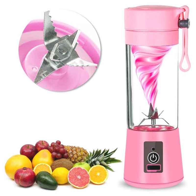 USB Rechargeable Portable Juicer Blender & PowerBank