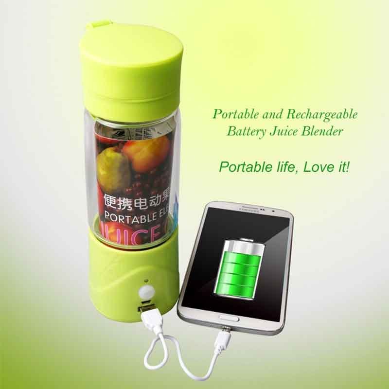 USB Rechargeable Portable Juicer Blender & PowerBank