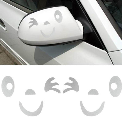 3D Cat Eyes Peeking Car Sticker 2 pc