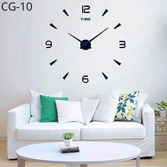 Wooden wall clock 3d diy cg-10