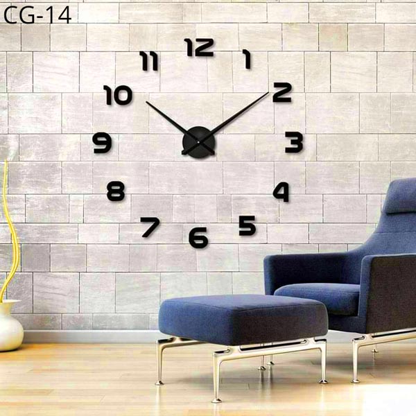 Acrylic Wall Clock 3D Multi