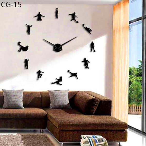 Acrylic Wall Clock 3D Multi