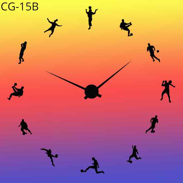 Acrylic Wall Clock 3D Multi