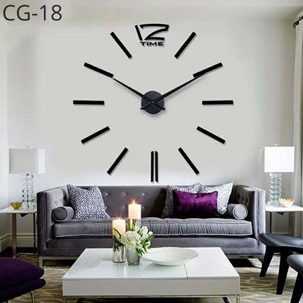 Acrylic Wall Clock 3D Multi