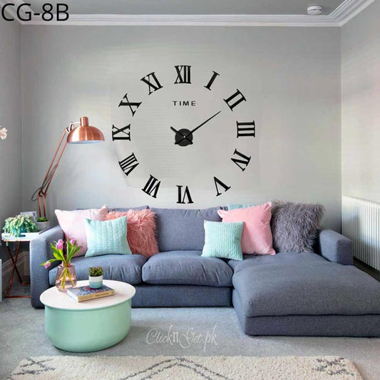 Acrylic Wall Clock 3D Multi