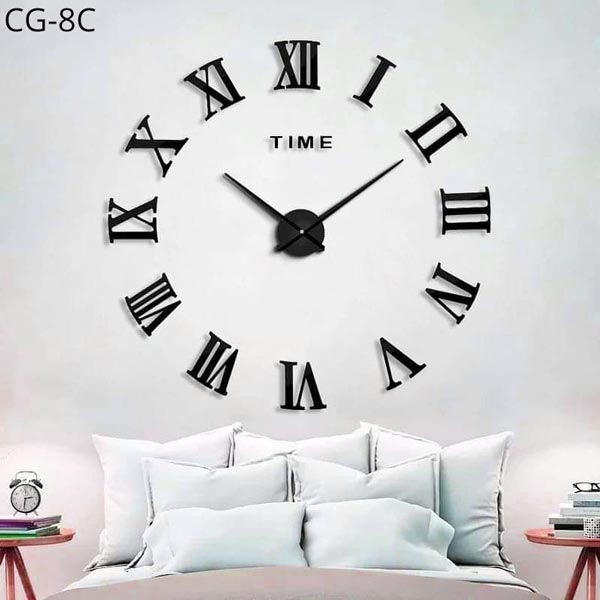 Acrylic Wall Clock 3D Multi