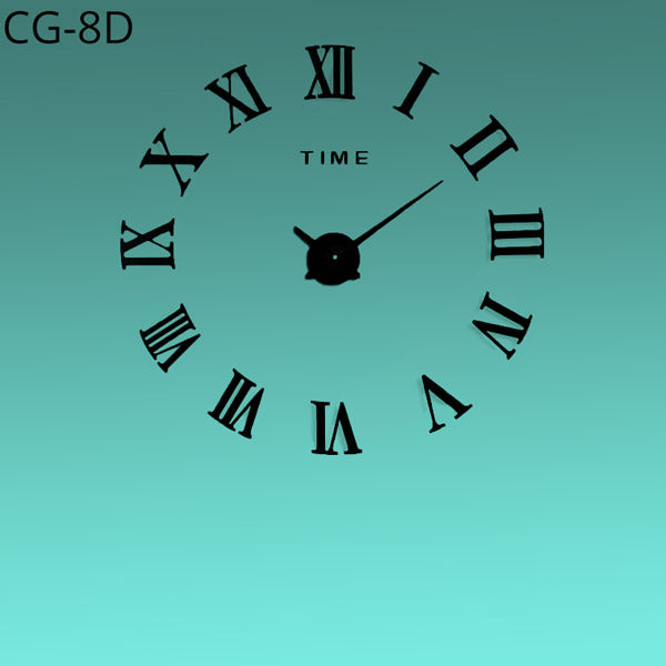 Acrylic Wall Clock 3D Multi