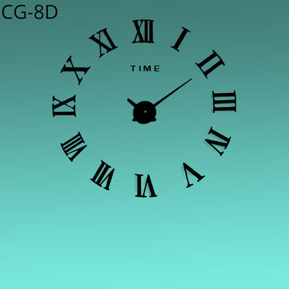 Acrylic Wall Clock 3D Multi
